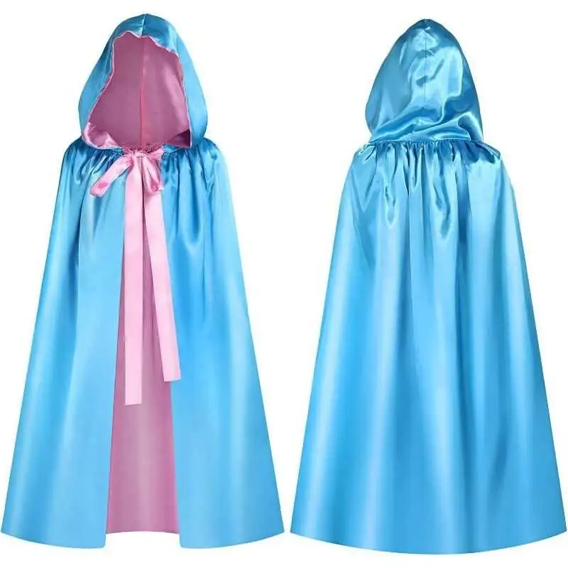 Doppelseitiges Princ-Umhang mit Kapuze, Rollenschlang-Kostüm für Halloween, Neuankömmling, Cosplay, Schneewittchen und die sieben Zwerge