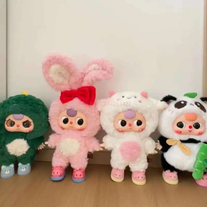 Quente genuíno bebê três anos de idade 400% universal animal em pé vestir acessórios dos desenhos animados boneca sapatos caixa cega presente aniversário