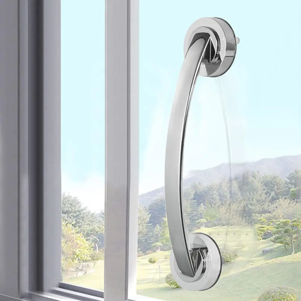 

Bathroom Handrail Suction Cup Glass Door Handle Kids Elder Sucker Hand Grip