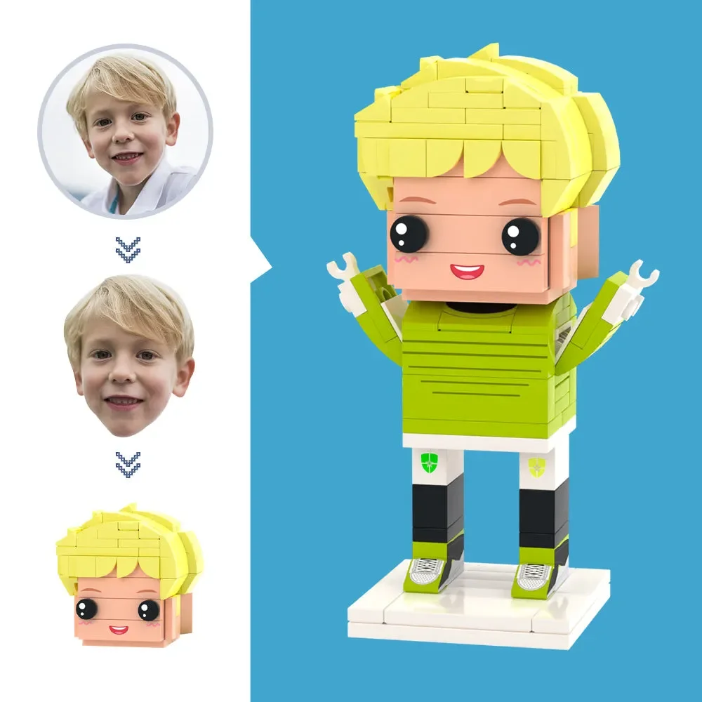 Custom Character Brick Decor Art, Special Memory Gift for Friends, Ideal Children Ornament for Any Party Occasion