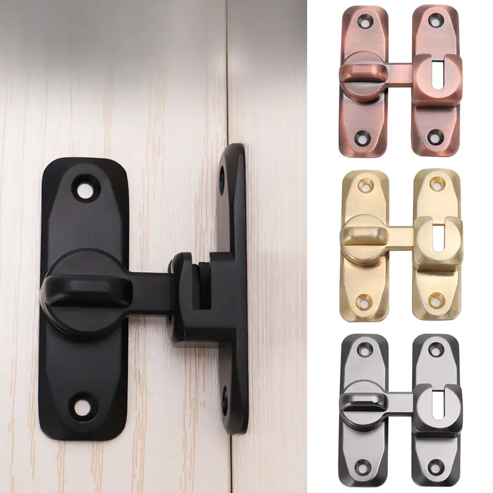 90 Degree Sliding Door Latch Solid Buckle Cam Cylinder Locks Sliding Door Lock Anti-theft Buckle Door Bolt Toggle Hardware