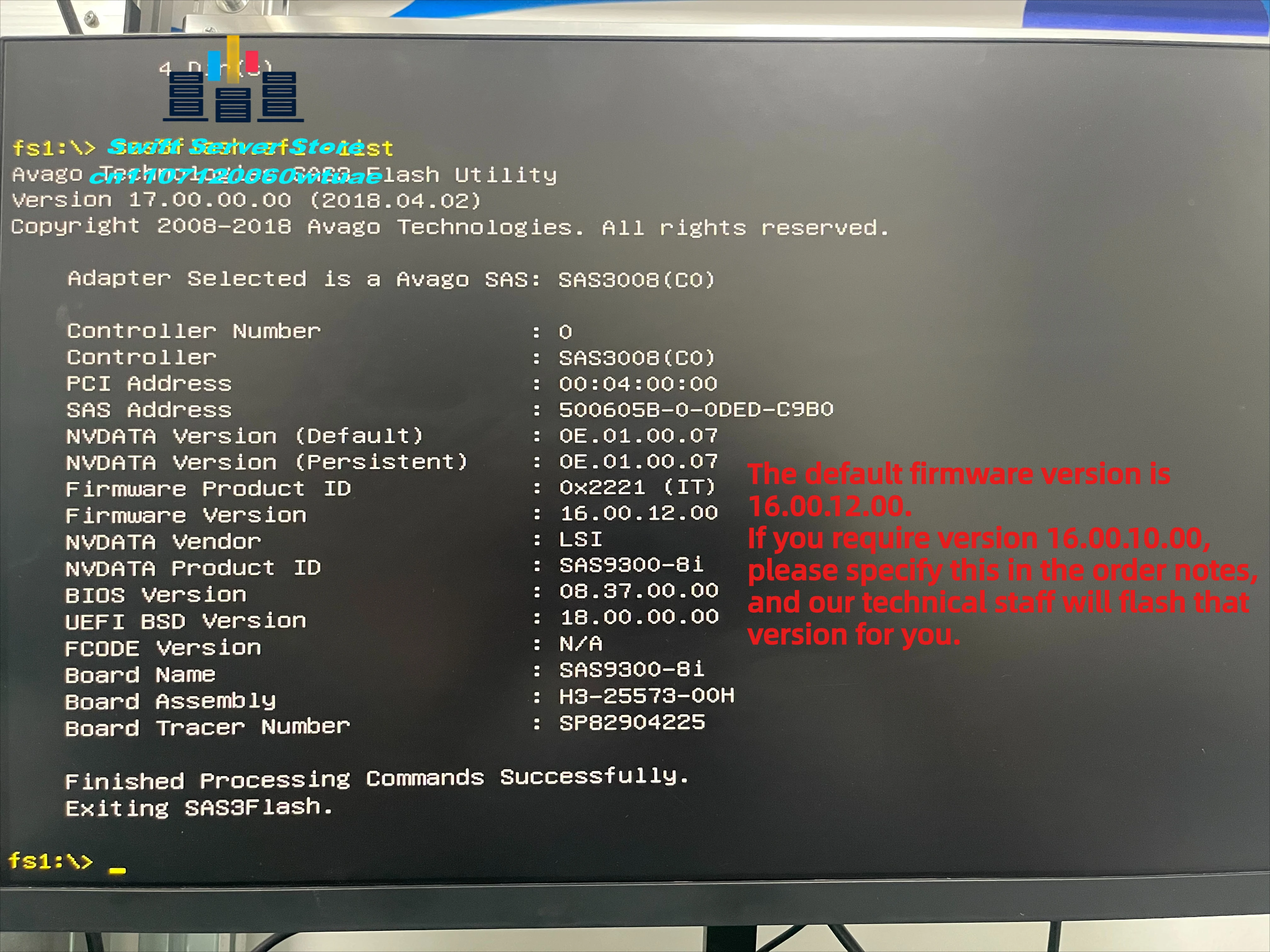 LSI 9300-8i SAS HBA 12Gbps PCIe 3.0 IT Mode P16 SAS3008 for ZFS/FreeNAS SATA/SAS Server Card LSI00344