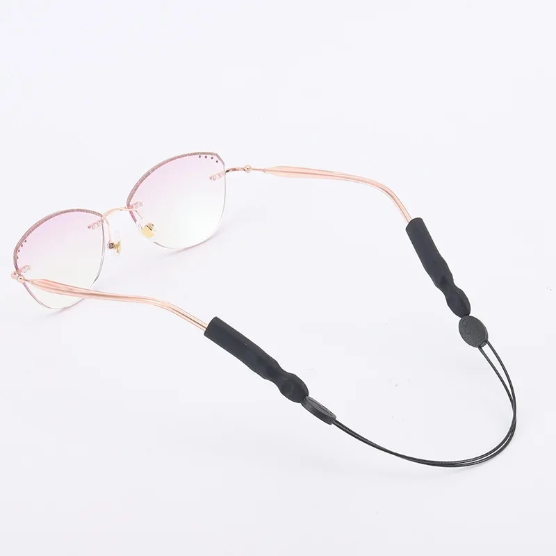 5Pcs Large Round‑Head Adjustable Eyewear Retainer Strap Universal Unisex Sports Sunglasses Safety Glasses Holder