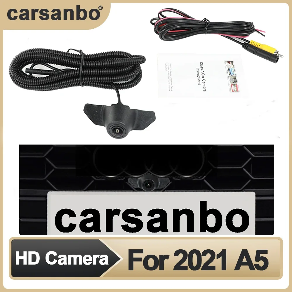 

Теплая маленькая бобочка широкого угла 150 ° Автомобильная камера «рыбий глаз» для Audi A5 2021, OEM-камера с передним видом, HD, система мониторинга парковки ночного видения