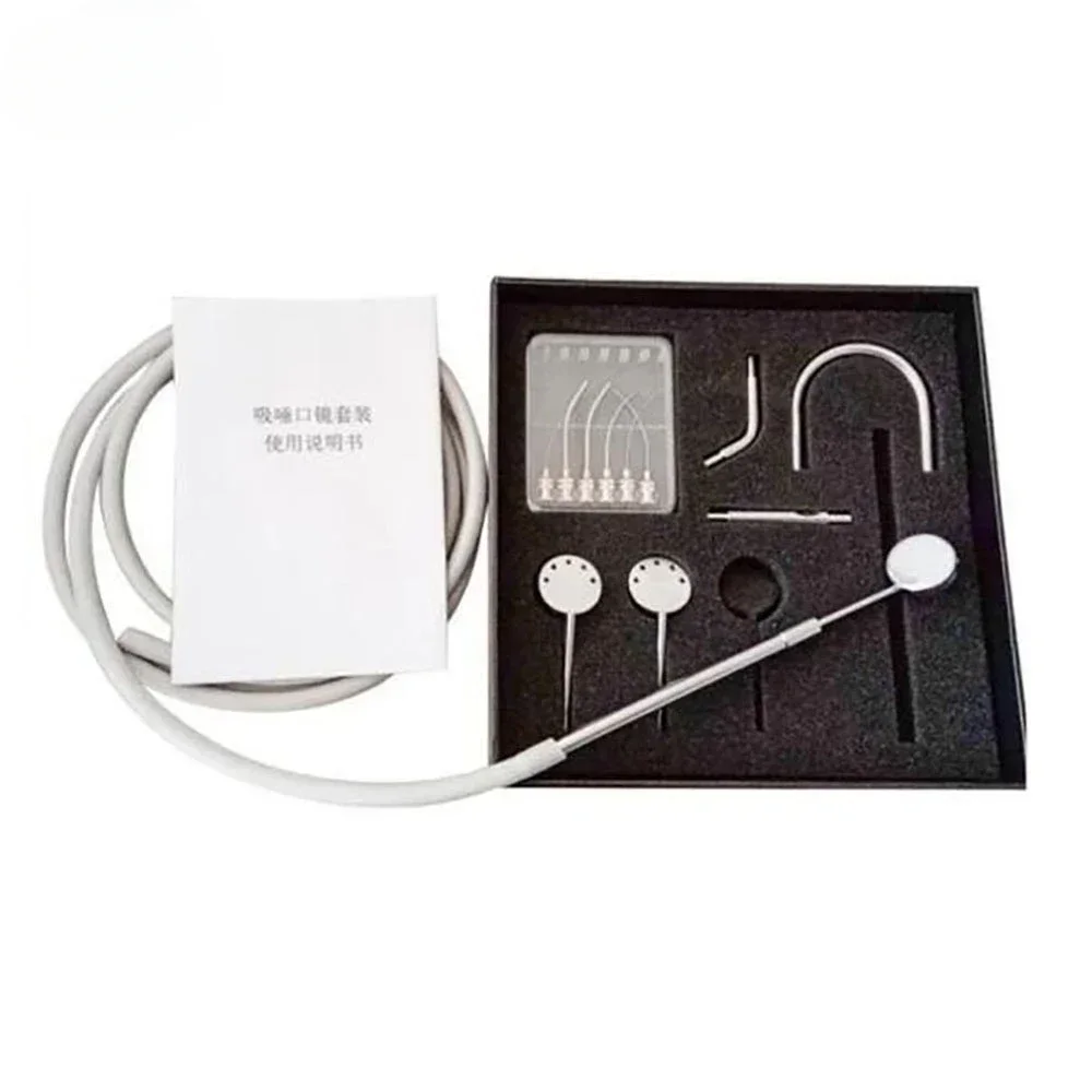 Dentals Mirror Stainless Steel Dentals Tool Set Mouth Mirror Dentalss Hygienes Kit Instruments Suction  System