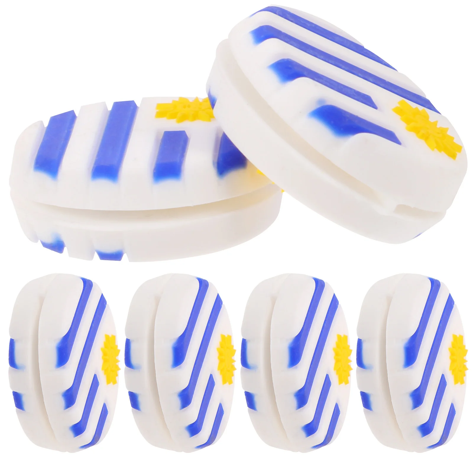 

6 Pcs Tennis Racket Shock Absorber Supplies Dampeners Flag Racquet Vibration Damper Dampners for Rackets