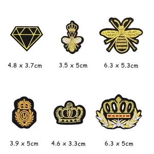 Grünes Eisen -Emblem in Flecken für Kleidung, Jeans, bestickte Jacke, Sternapparat, Kleidungsaufkleber, Adlerklemme, Emblem Stripes 12 Hauptverkäufe Aguila Emblem - №5