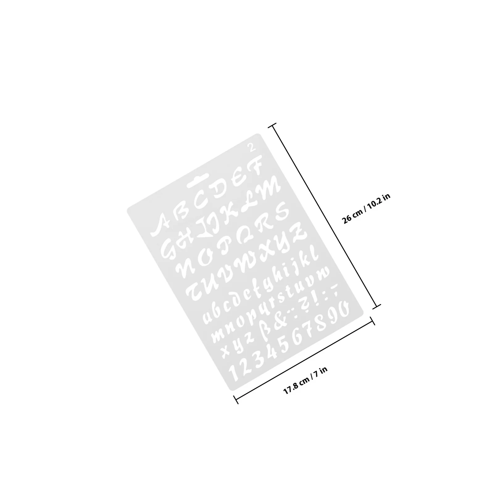 8개입 페인팅 스텐실 플라스틱 재사용 가능 공예용 DIY 벽 장식 대형 알파벳 숫자 글자 몰드 스프레이 스텐실 우드 버닝