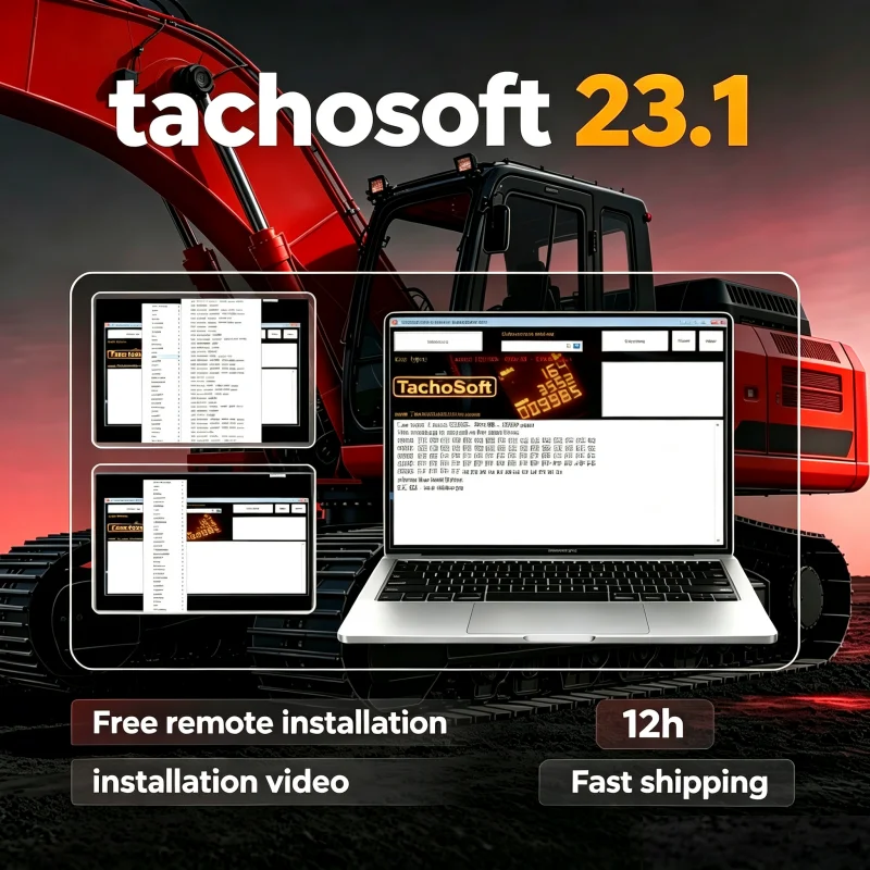 2026 Hot, TachoSoft Mileage Calculator 23.1 Free Remote Installation＆Install Video TachoSoft V23.1 Digital Odometer Calculators