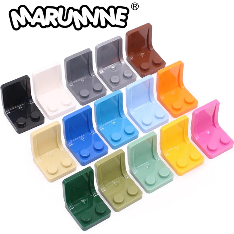 

Marumine MOC City Building Bricks 150PCS Mini Utensil Seat / Chair 2x2 Compatible 4079 Car Office Assembling Blocks Accessories