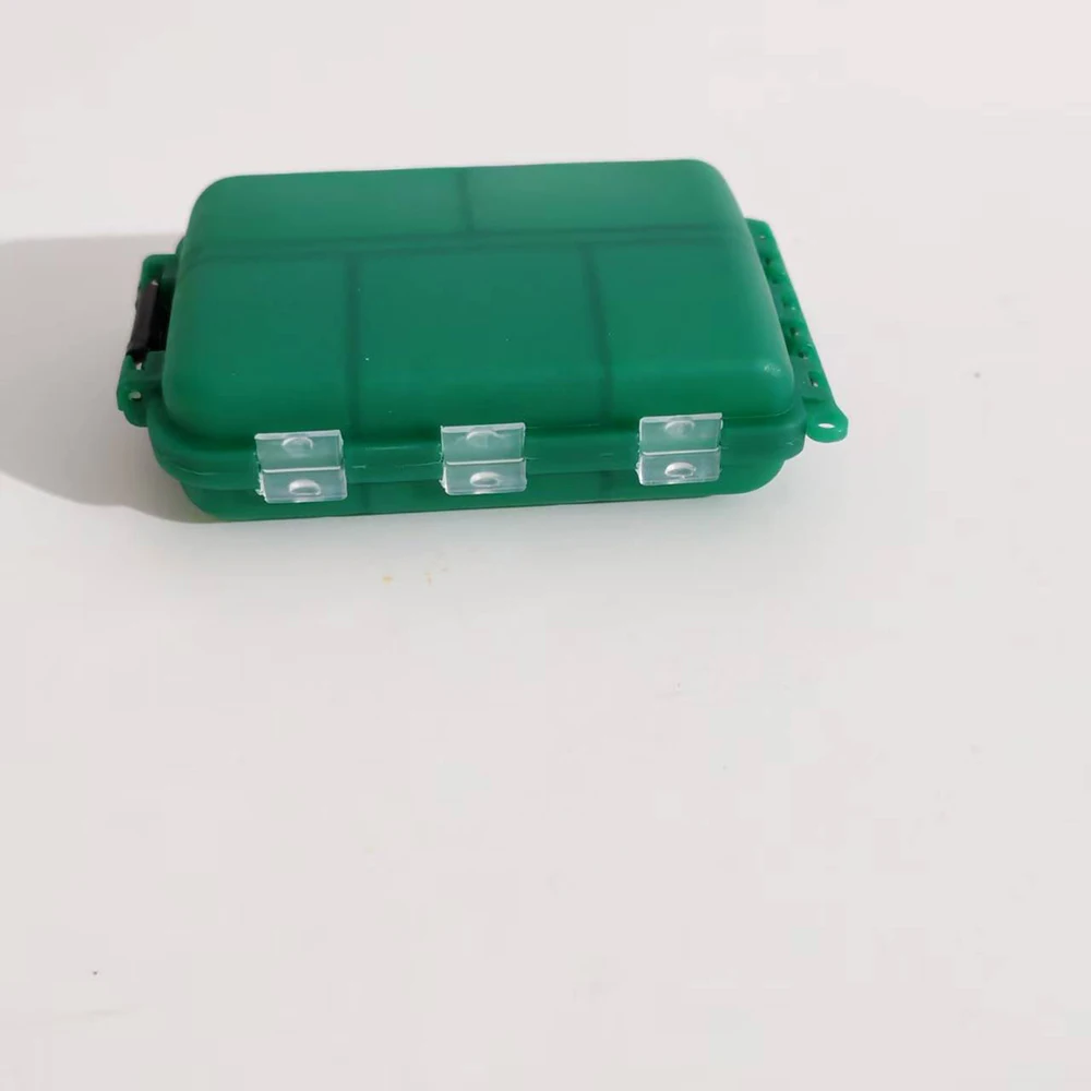 Kompakte Angelausrüstungsbox, Angelzubehörbox, Tragbare Köder- und Hakenbox, Acht-Zeichen-Ring-Werkzeugbox – Detail 4