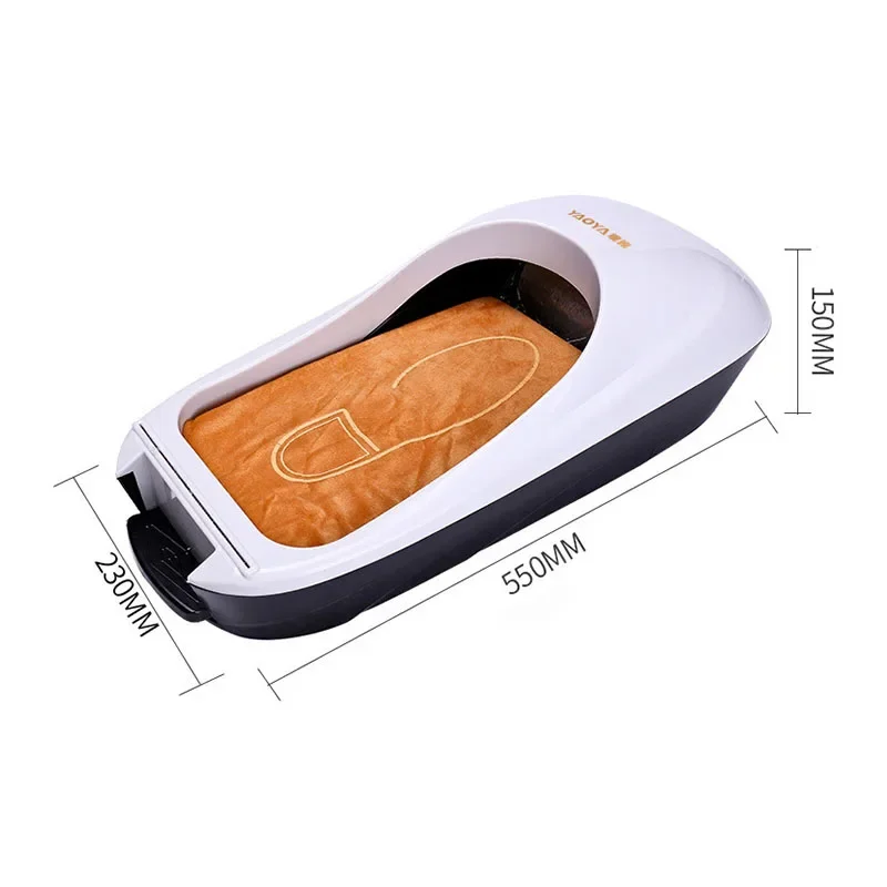 RU Produttori di scarpe Macchina automatica per copriscarpe Kit di attrezzature per lucidatura di scarpe Set piede per la casa Nuovo strumento per scarpe