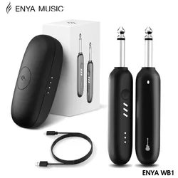 Enya WB1 Wireless Guitar System, UHF 3.0 Audio Wireless Guitar Transmitter and Receiver for Electric Instrument  for Guitar Bass