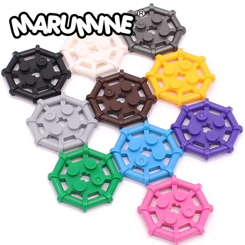 Marumine-décennie s de construction avec cadre à barres, plaque modifiée 2x2, octogonale, compatible avec 30033, jouets Octonauts MOC, mètres, 75937