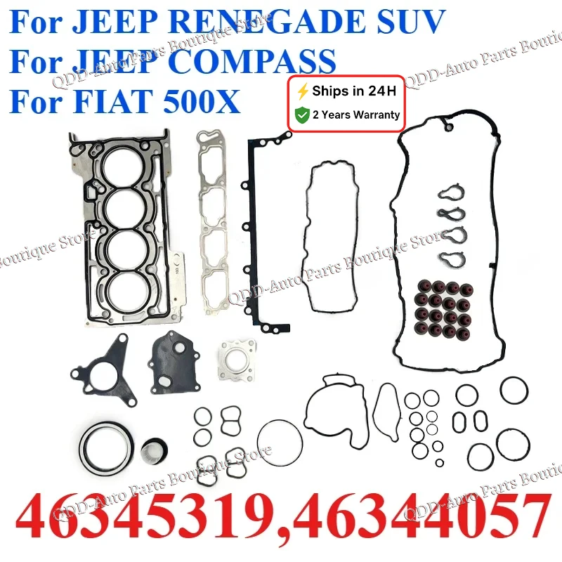 Engine Head Rebuild Overhaul Gaskets Kit 46345319 46344057 For JEEP RENEGADE SUV COMPASS FIAT 500X 1.3T CYLINDER HEAD GASKET