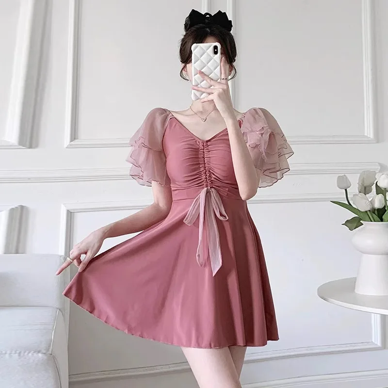 Women's New High-end Style Slimming and Belly-covering One-piece