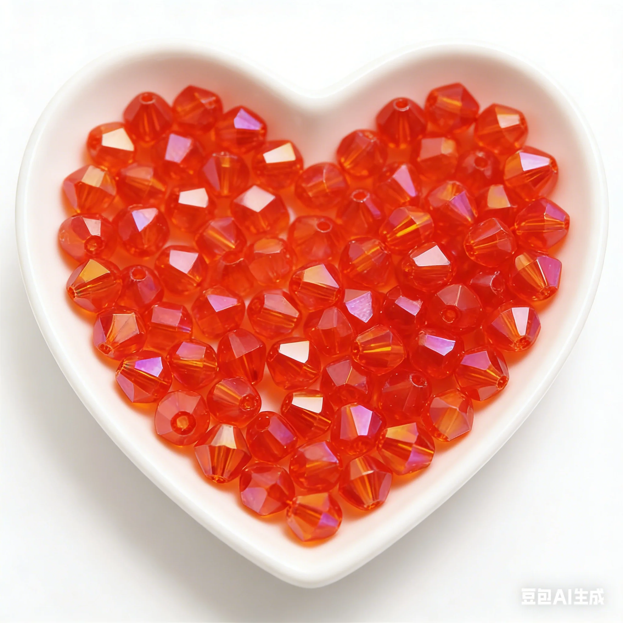 AB Orange 3mm 4mm 6mm 8mm Bicone Glass Crystal Beads DIY Jewelry Accessories Loose beads