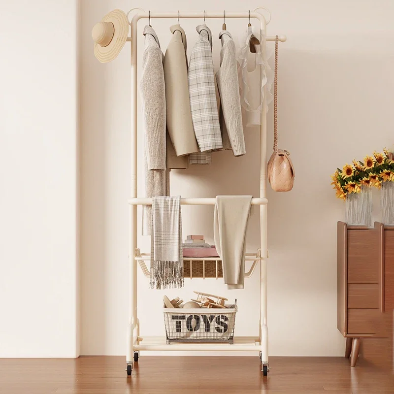 Hanging Bedroom Coat Rack Multifunctional Storage Living Room Coat Rack Standing Nordic StyleMueble Para Ropa Cabinet Furniture
