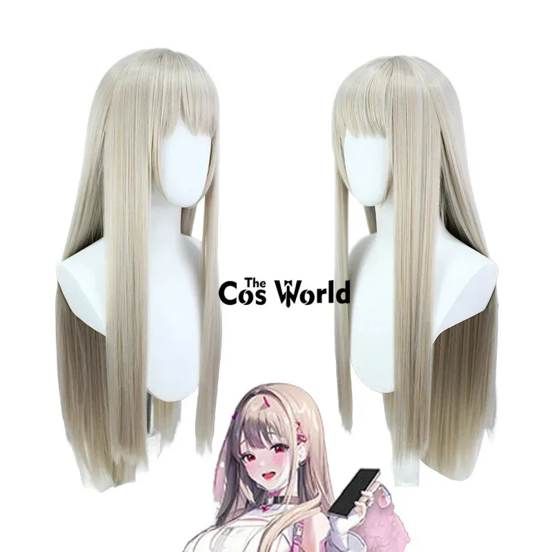 

NIKKE: Богиня Победы Viper, длина 90 см, прямые игры, парики для косплея, термостойкие синтетические волосы + шапочка для парика