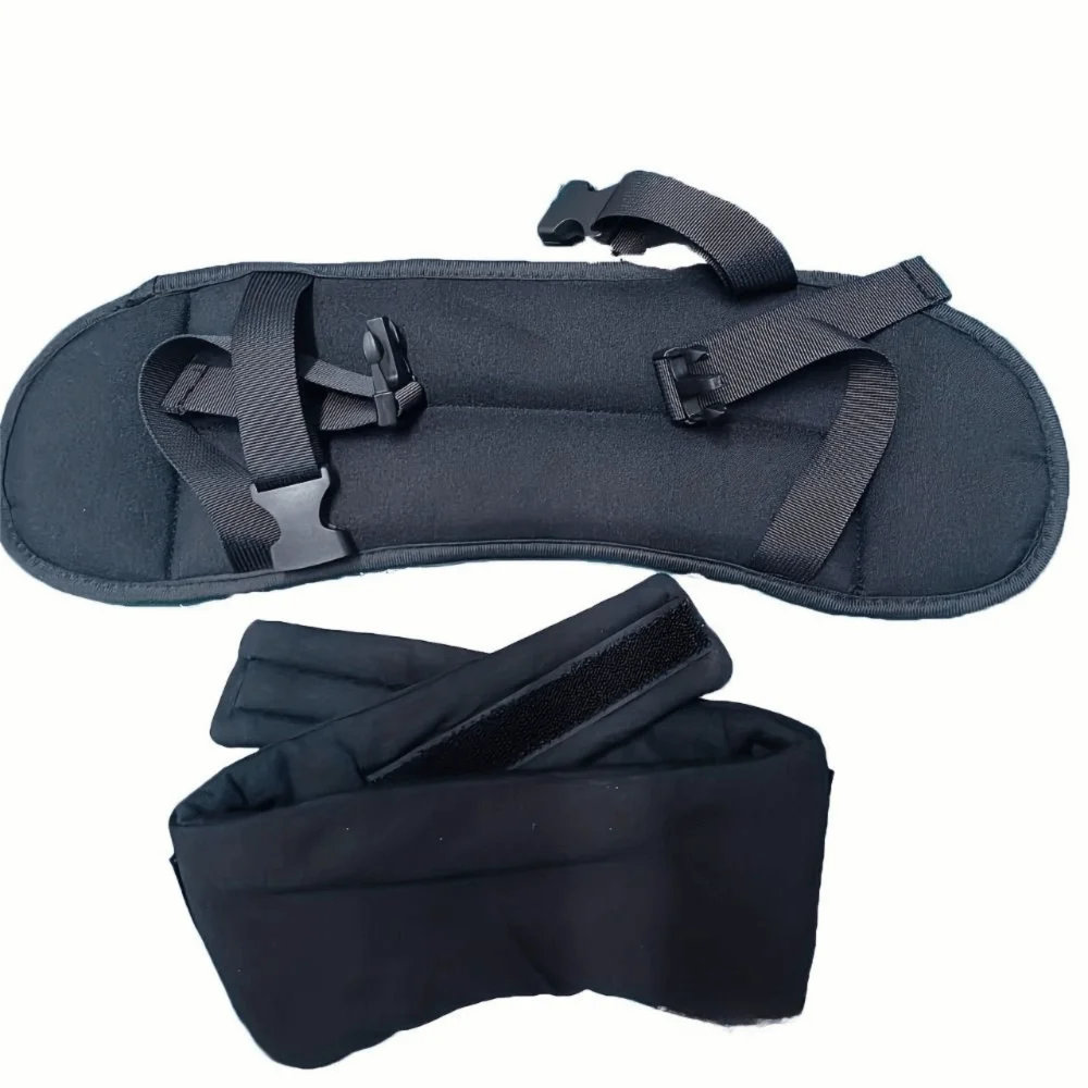 Head Support 3D Sleep Eye Mask Soft Zero Eye Pressure Head Strap with Eye Mask Adjustable Multi-Functional