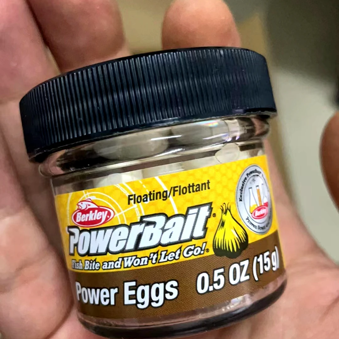 Original Berkley Floating particle Bait PowerBait 15g /0.5OZ 1PC Salmon Eggs Power Eggs Bait  soft bait Trout and perch bait