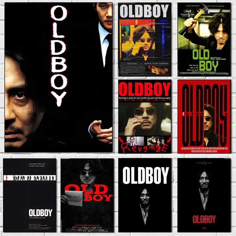Classic Movie Old Boy Poster Prints Wall Art Pictures For Modern Bedroom Game Room Home Aesthetic Room Deco