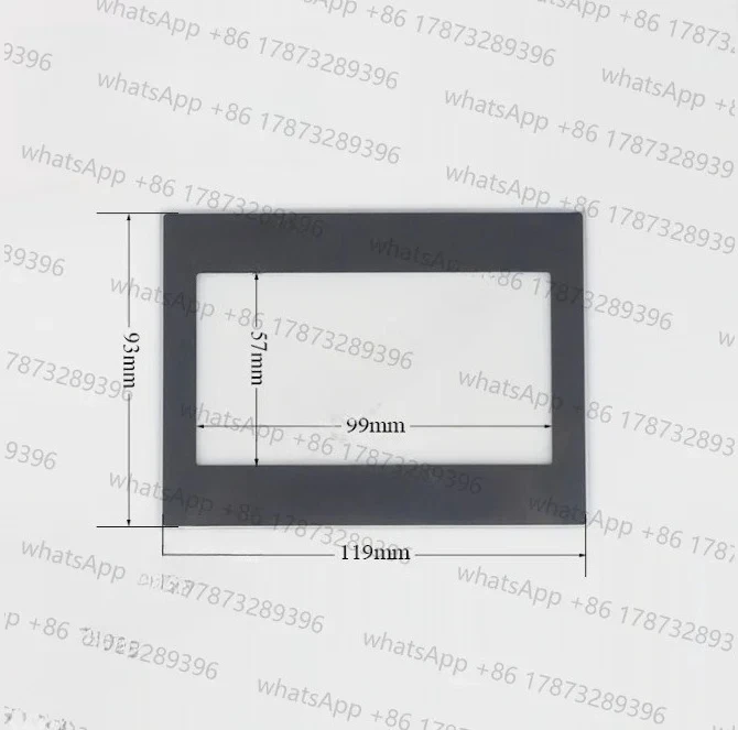 DOP-103WQ DOP-103BQ شاشة تعمل باللمس زجاج لوحة محول الأرقام ل دلتا DOP-103WQ DOP-103BQ لوحة اللمس مع طبقة رقيقة واقية التراكب الأمامي