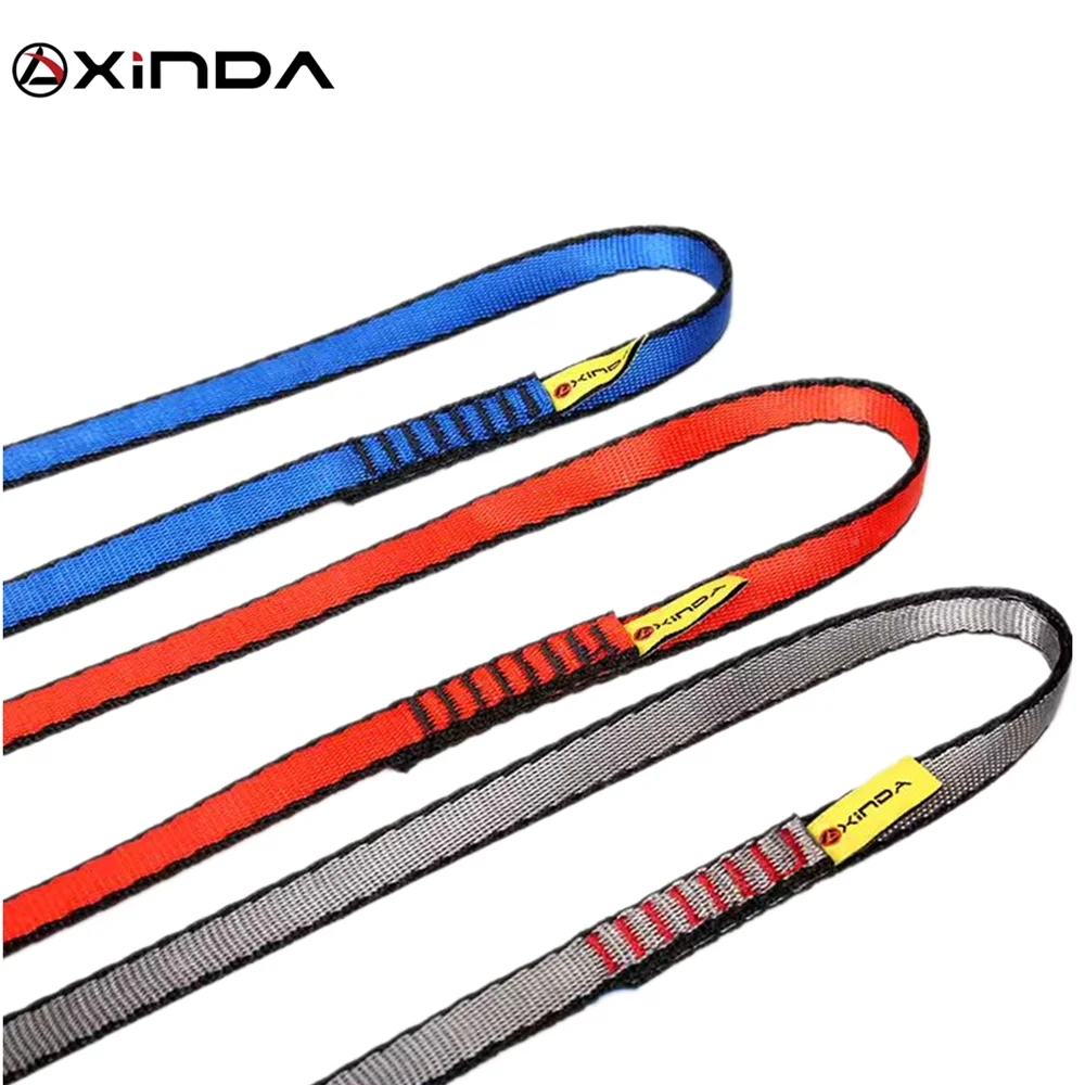 XINDA Attrezzatura professionale per arrampicata su roccia all\'aperto Cintura in nylon Forniture protettive Cinture indossabili ad alta resistenza