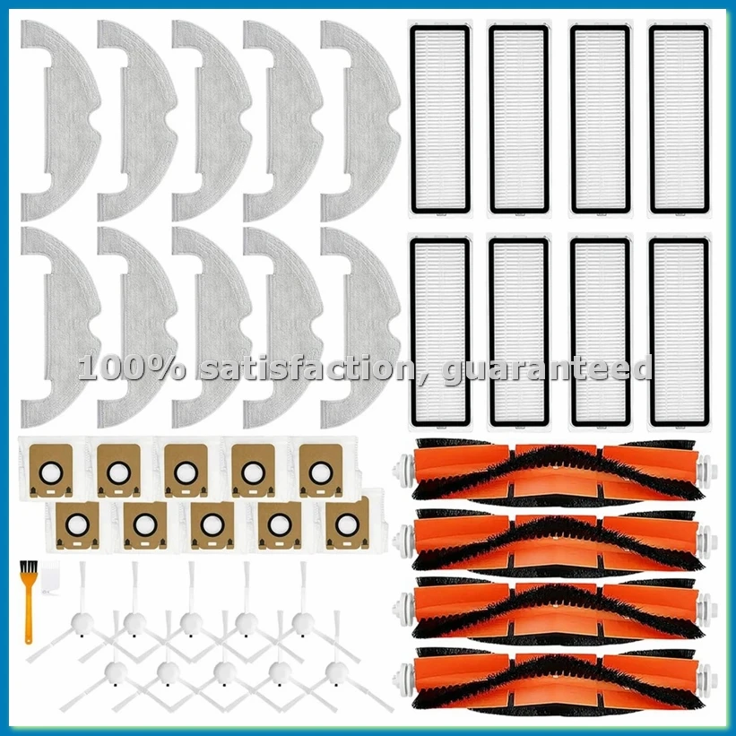 For Bot D10 Plus/RLS3D Vacuum Cleaner Main Side Brush Hepa Filter Mop Cloth Dust Bags Replacement Parts-A69M
