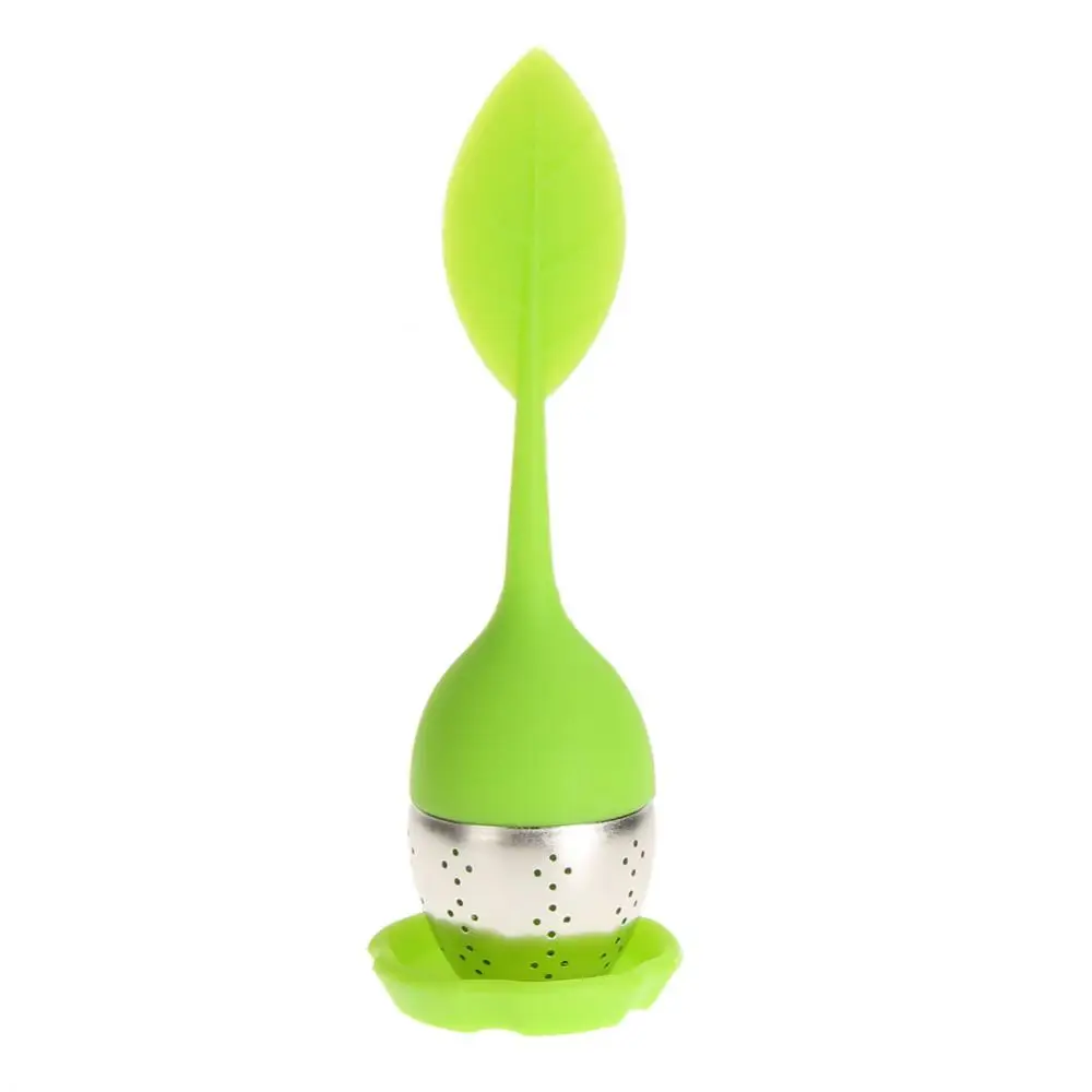 Cute Leaf Filters Scented Tea Tools High Temperature Resistance Silicone Tea Strainers Teaware Tea Infusers Tea Strainers