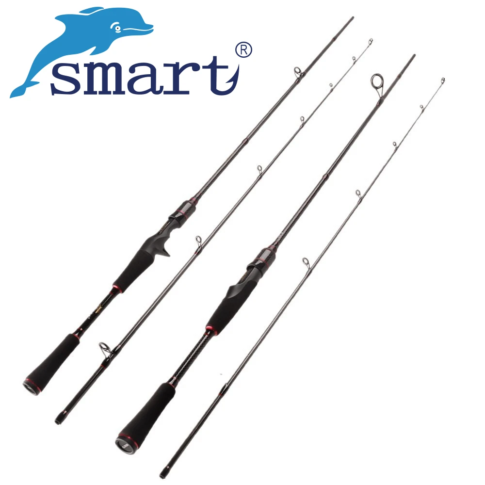 

Smart 1.8m 1.98m 2.1m 2.4m Casting Spinning Rod M Power 2 Section Fishing Rod Carp Fishing Lure Rod Vara De Pesca Peche