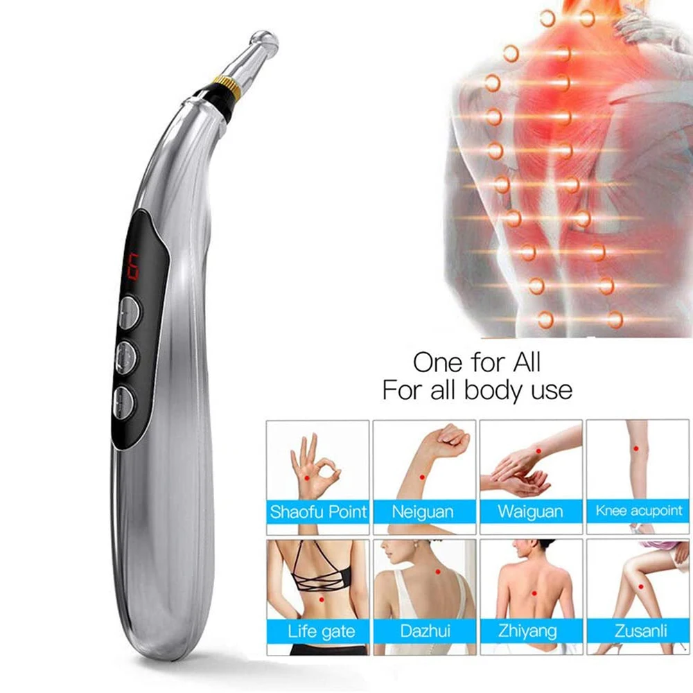 

Relief Pain Tools USB Rechargeable Powerful Pulse Meridian Energy Pen Acupuncture Stimulator Pen