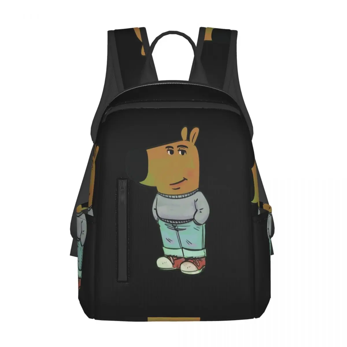 

Chill Guy Backpack Daypack Large Capacity Kids BookBag School Bag Shoulder Bags for Men Women