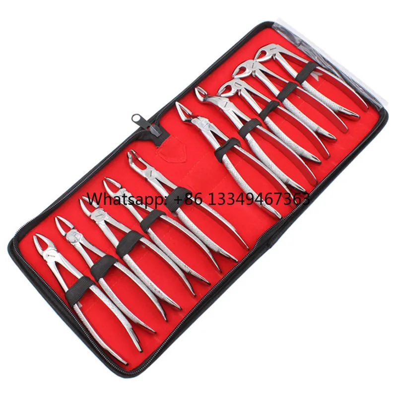 

Manufacturer Extraction Forceps Pliers Kit Stainless Steel for Adults Dentist Tool Orthodontic Surgical Instrument Fast Shipping