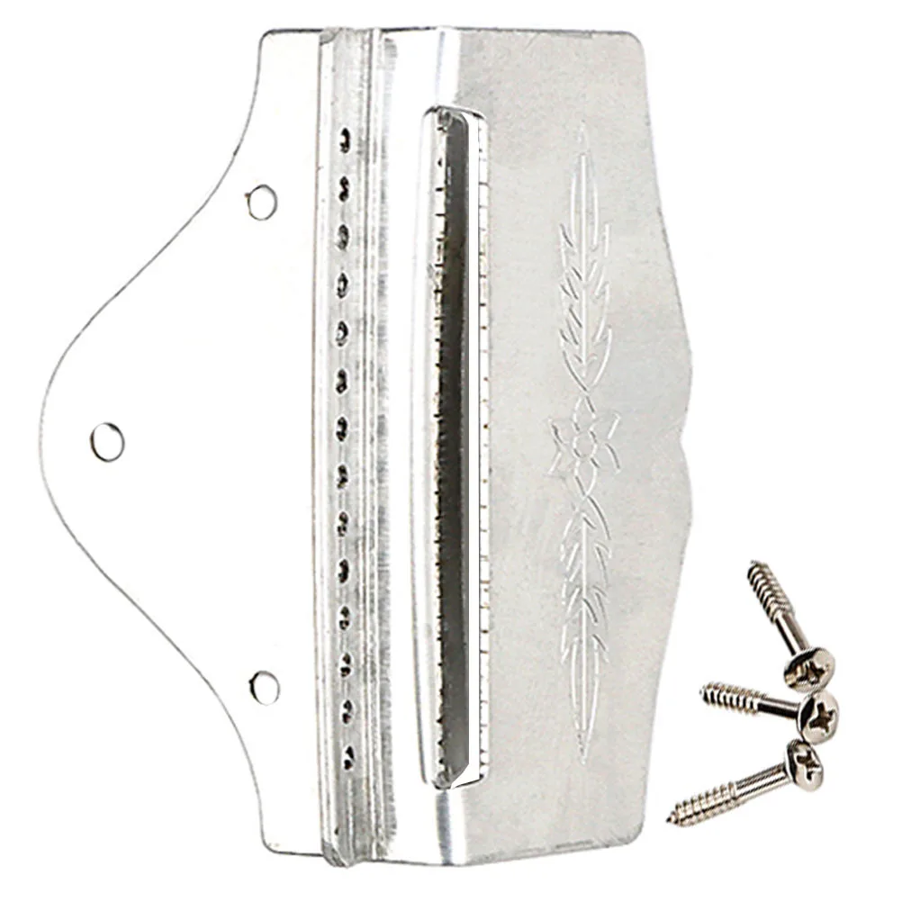 

14String Mandolin Tailpiece Aluminum Chromed QB25 Durable ToneVolumeSustain MusicalInstruments Supplies GuitarParts
