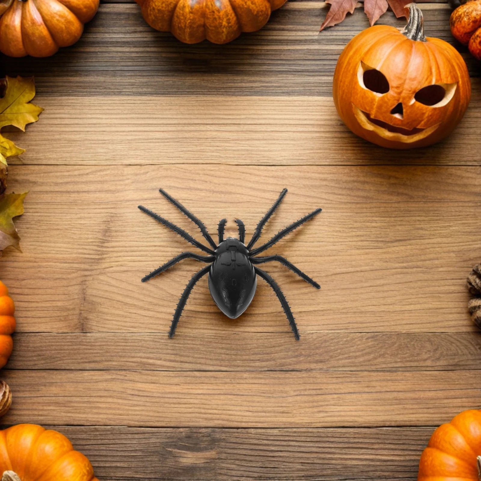 20個のリアルなプラスチック製クモ ハロウィンいたずら小道具 怖がらせる楽しい装飾 大型 軽量 再利用可能 屋内 屋外
