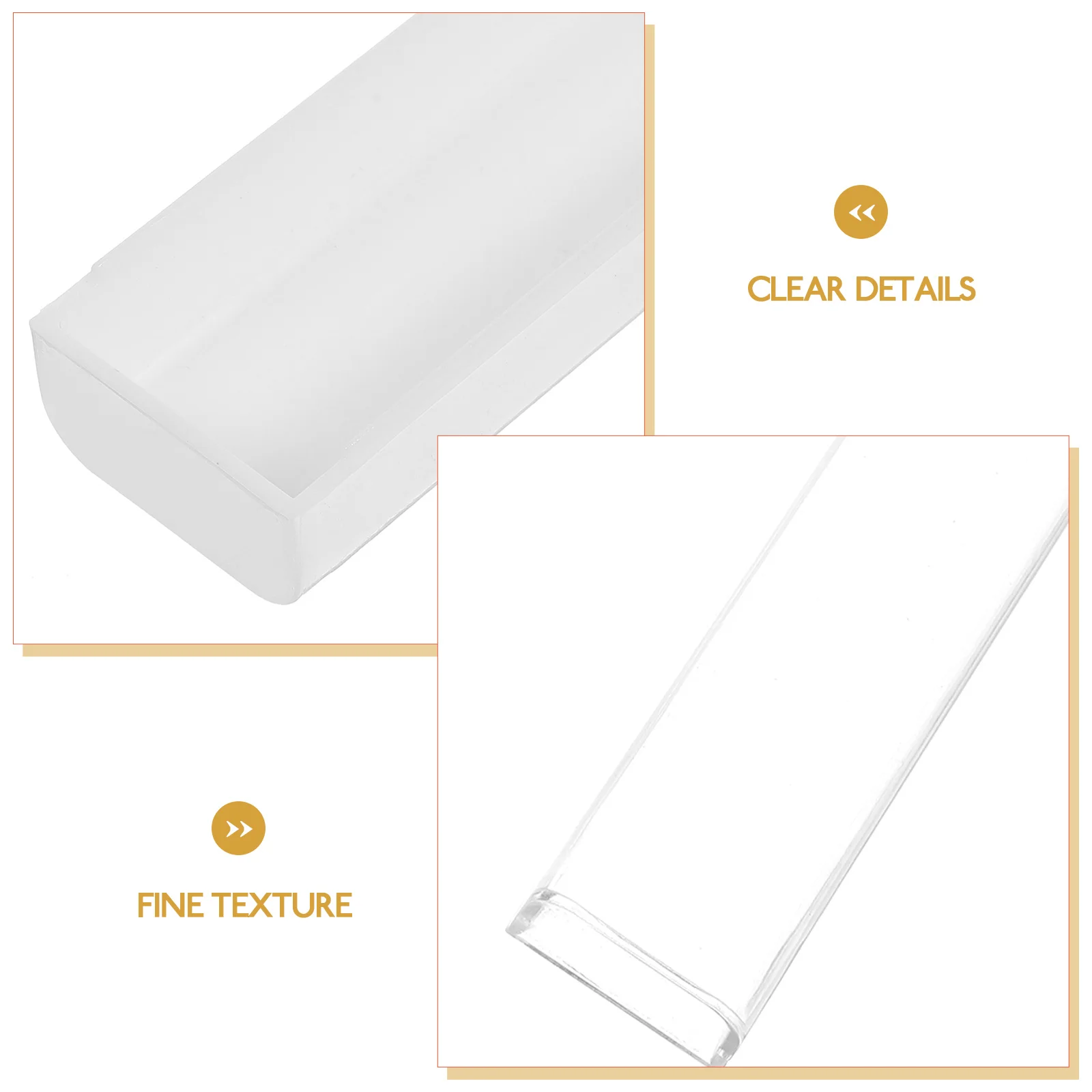 12pcs Plastic Pen Box Transparent Lightweight Portable Storage Case for Pens Fountain Pen Holder Gift Box Stationery Organizer