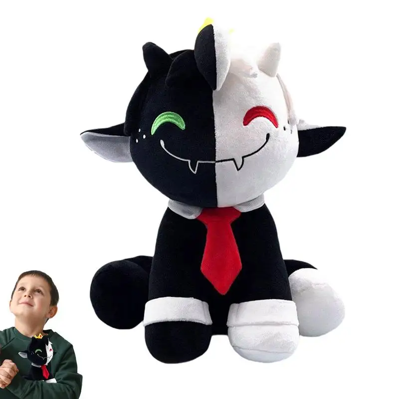 30cm BanRoo Doll Plush Toy Anime Stuffed Animal black white Sheep Monsters Doll Throw Pillow Boys Girls Soft Toys Children Gifts