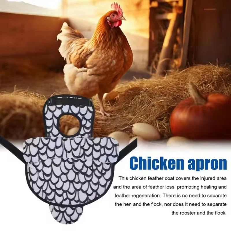 New Chicken Hen Mating Saddle Chicken Apron Back Protector for Hens With Adjustable Strap Outdoor Use for Hens Roosters - Image 2