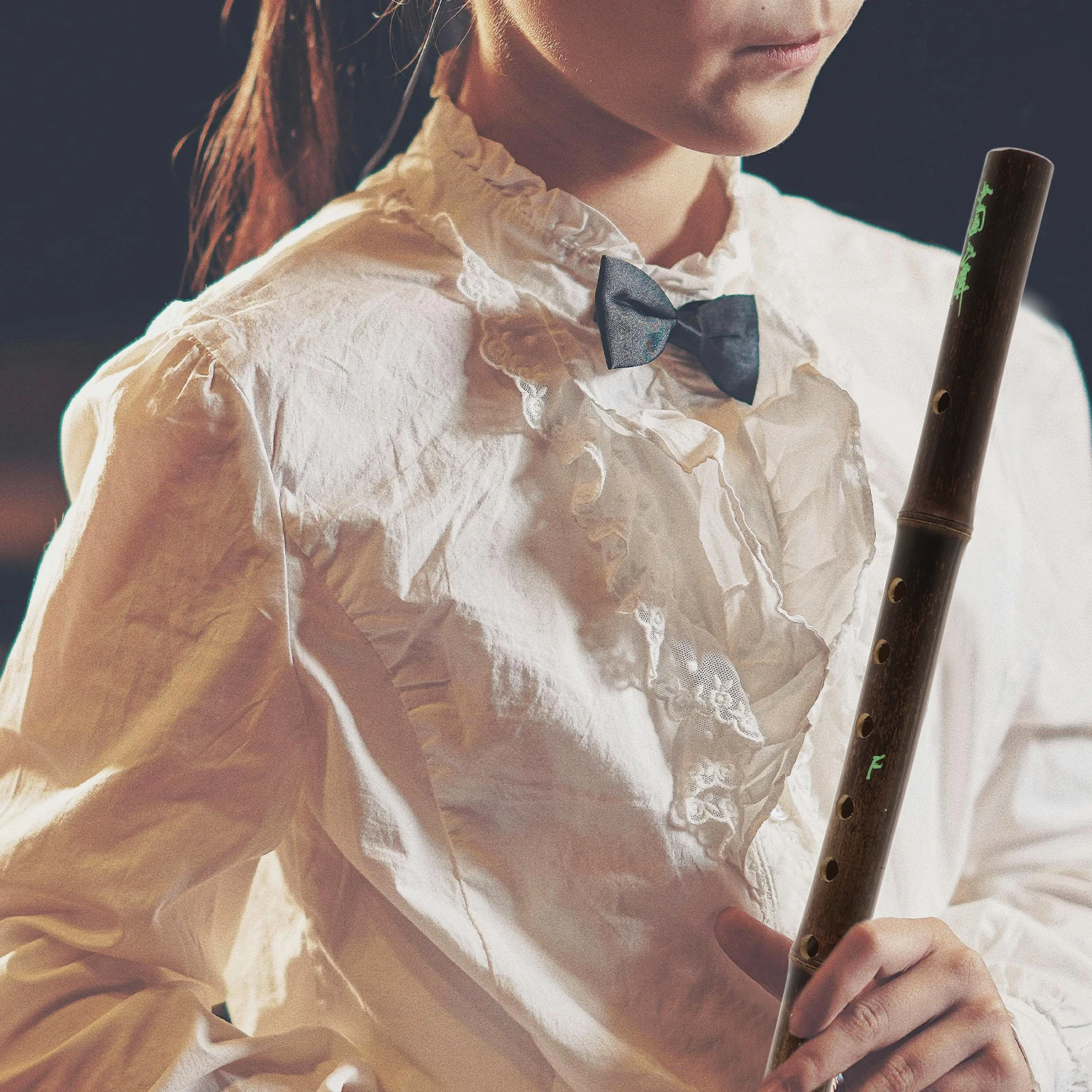 

1pcs Premium Flute Vertical Beginner Chinese Music Instrument Dizi 6 Holes Traditional Wooden Wind