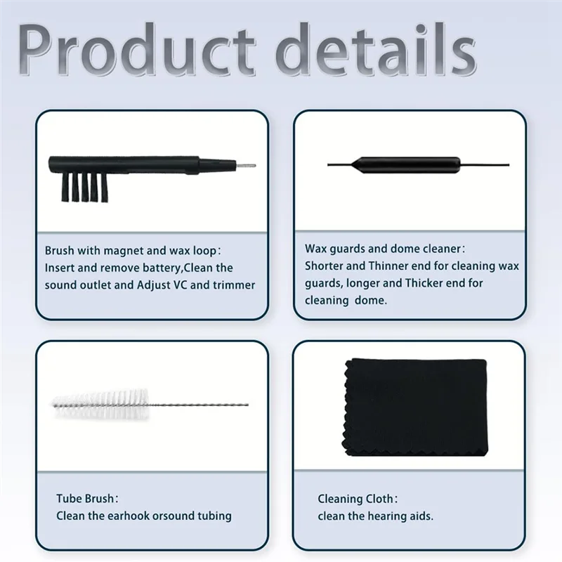 

ABVA-Wax Guards PN 20439700 Filters For Resound/Phonak/Unitron With Cleaning Brush Tools Kit