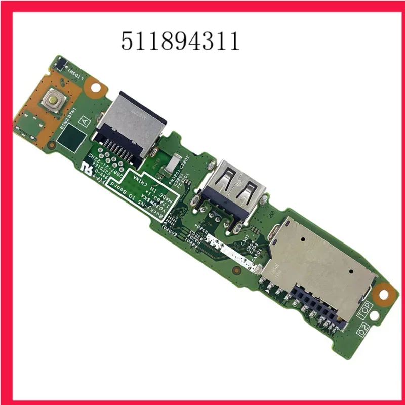 Replacement Power Button w/USB Port SD Card Reader for Dell Inspiron 14 5480 5482 5482 5488 15 5580 Vostro 5481 5581 Series