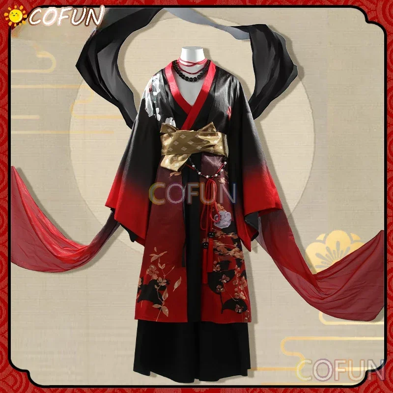 

COFUN [Customized] Vtuber Nijisanji Vox Akuma Cosplay Costume Luxiem Cosplay Suit Clothing Japanese Kimono Halloween Uniform