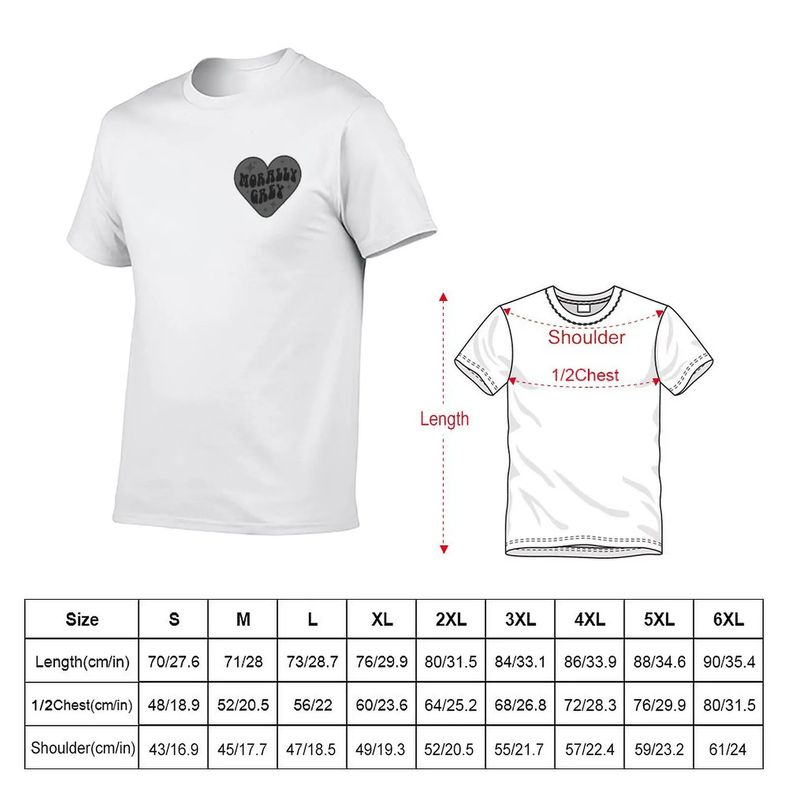 Morally grey book trope T-Shirt Casual Soft Cotton Short Sleeve Tee
