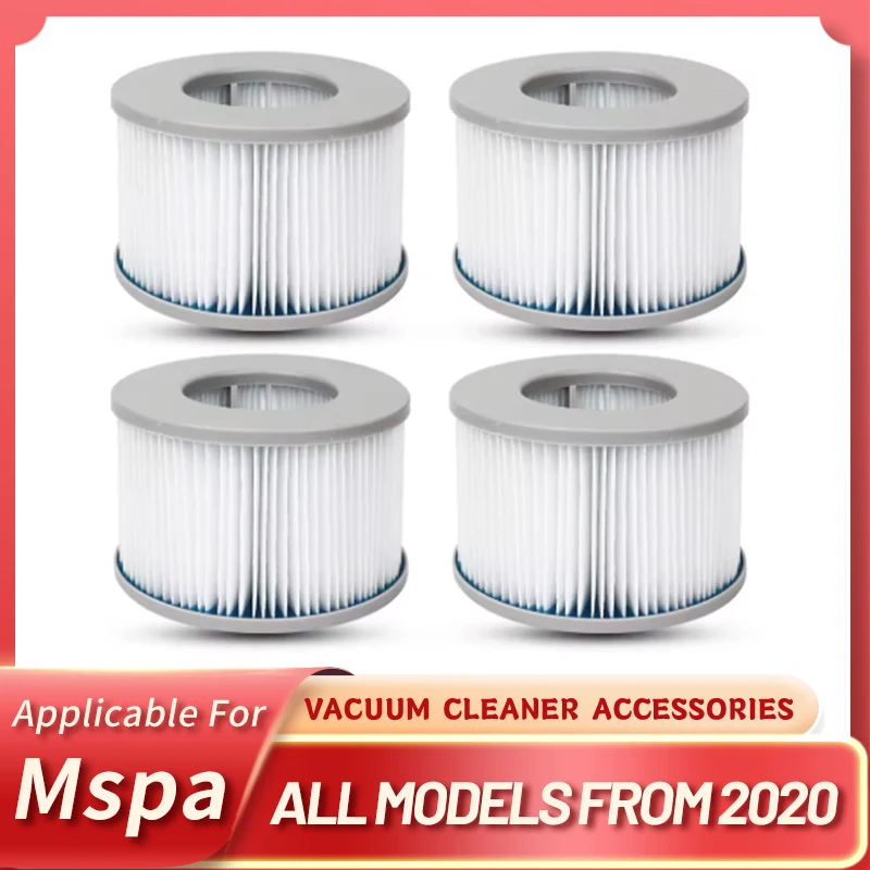 for MSPA Inflatable Hot Tub Spa Bath Water Filter Cartridge Pump Replacement Kit Mspa Swimming Friendly Swimming Pool