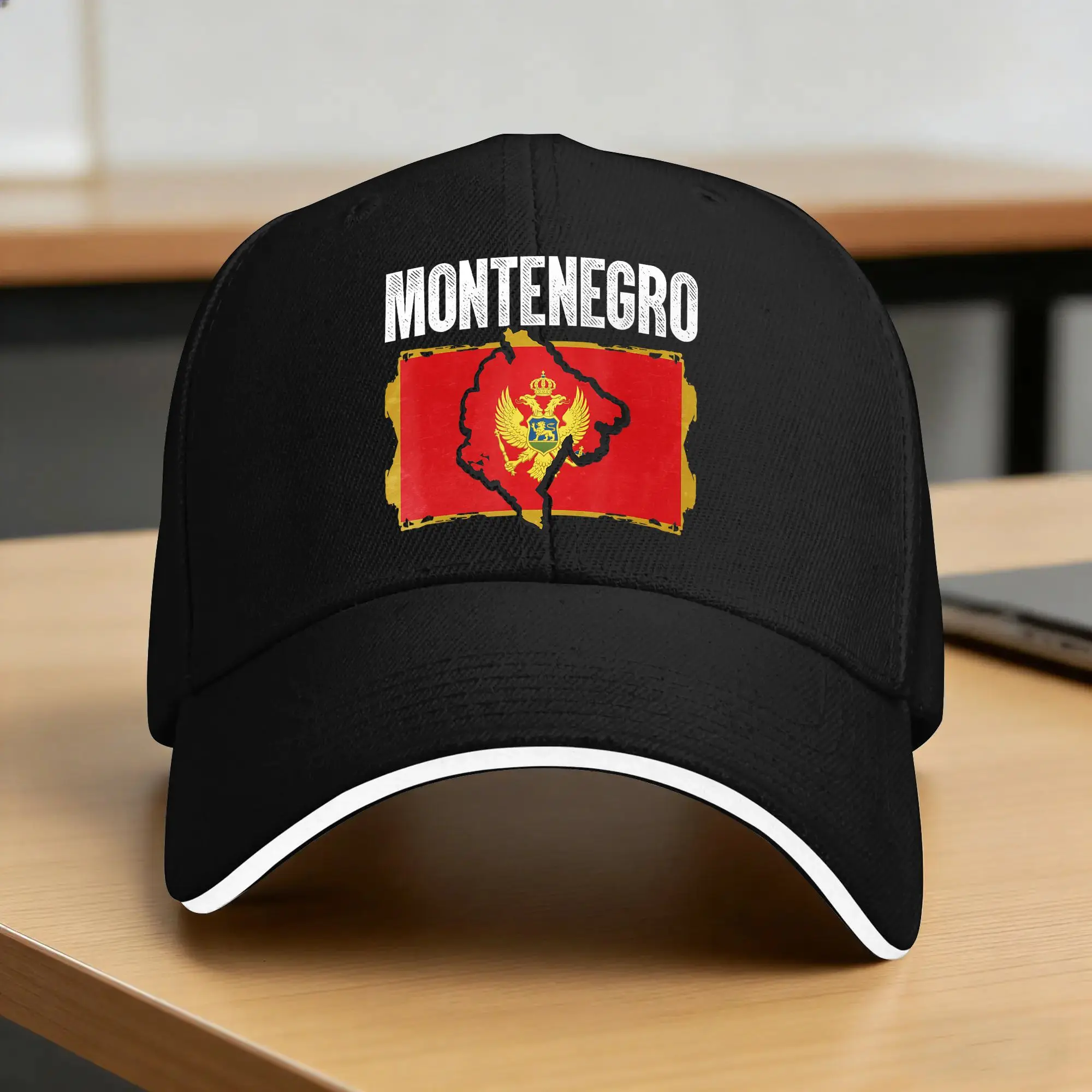 Montenegro Map Flag Baseball Cap  Running Hippie Dropshipping Hip Hop Hats Street Style Baseball Caps