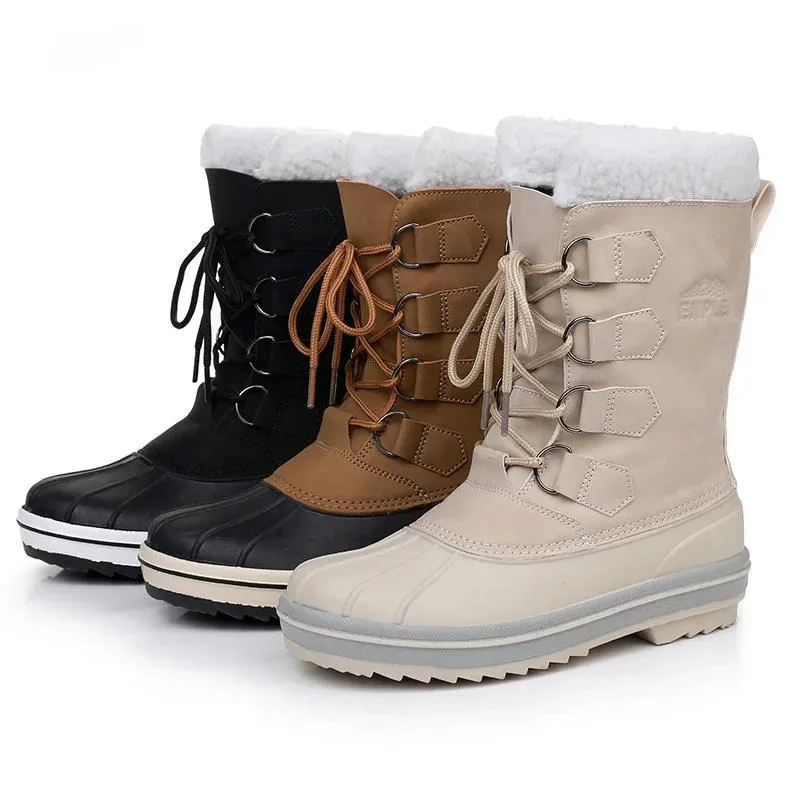 

Women's Snow Boots 2025 Winter Boots Women Warm Waterproof Non-slip Outdoor Arctic Boots Ladies Cold-resistant Boot