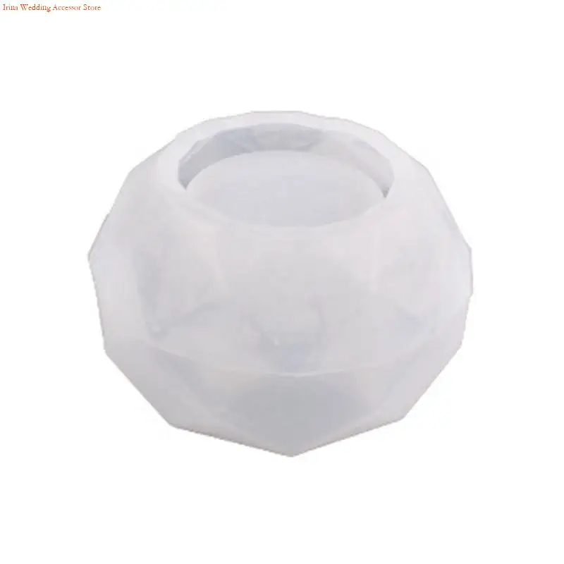 G92D Flower Pot Silicone Molds Plant Planter Pot Mould DIY Craft Molds Polygonal Plant Molds Handmade Craft