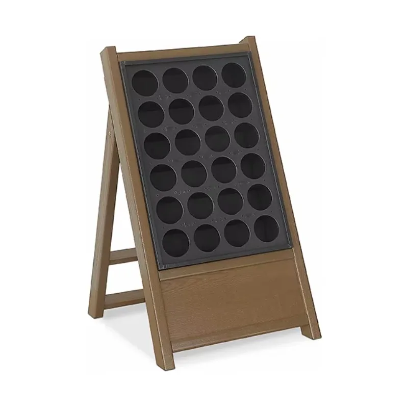 Portable Divot Mix Bottle Rack For Golf Course Or Driving Range