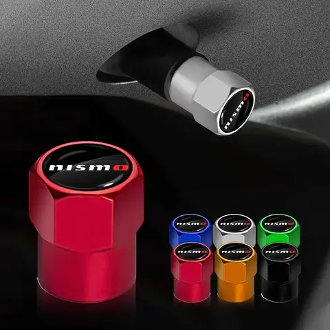 Car Tyre Hexagonal Valve Stem Cover Dust Caps For Nismo R34 R35 GTR Nissan Tiida Sylphy Teana X-trail 1 2 Qashqa Accessories